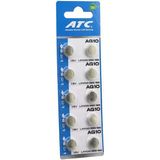 Ag10 Lr1130 389 189 Alkalin Düğme Pil 1.5V 10 Lu Kart Saat Oyuncak Hesap Makinesi Pili