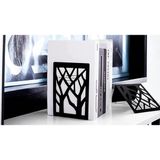 Ağaç Desenli Metal Kitap Tutucu, Metal Kitap Desteği (Ikili Set) MK8S - Standart