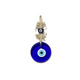 Ağaç Örme Model, Cam Boncuklu 11x23 Cm Cam Nazar Boncuk Duvar Süsü
