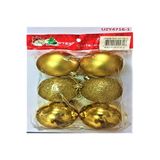 Ağaç Parti Süsü Gold Top 6 Lı 6cm