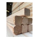 AĞAÇ PLANYALI KENARLARI PAHLI 5x5cm 300cm BOYUNDA SİLİNMİŞ AHŞAP KERESTE