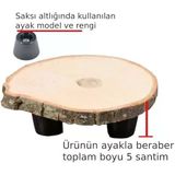 Ağaç Saksı Altlığı Ayaklı Çapı 14-16 Santim
