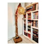 Ağaçkakan Design Ege Dekoratif Köşe Aydınlatma Doğal Ağaç Kütük Lambader 130-140cm