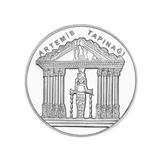 Agakulche Artemis Tapınağı Gümüş Sikke Coin