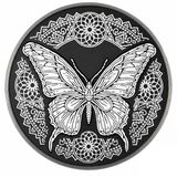 Agakulche Kelebek Gümüş Sikke Coin