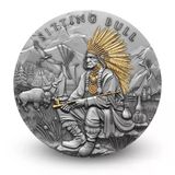 Agakulche Kızılderili Oturan Boğa Gümüş Sikke Coin