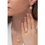 AgaKulche S56GB 925 12 gr Gold Süzme Mitos Gümüş Takı Seti