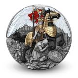 Agakulche Savaşçı Kızıl Valkyrie Gümüş Sikke Coin