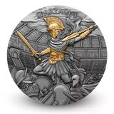 Agakulche Spartacus Altın Kaplama Ngc Sertifikalı Gümüş Sikke Coin