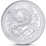 Agakulche Yılan Figürlü Gümüş Sikke Coin