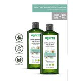 Agarta 2 Adet Yağlı Saçlar Için Arındırıcı Tuzsuz Şampuan 400 ml