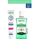 Agarta 2 Li Set Ekstra Beyazlık Diş Macunu ve 250 ml Nane Ağız Bakım Suyu