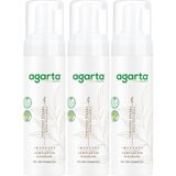 Agarta 3x225 ml Doğal Yüz Temizleme Köpüğü