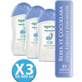 Agarta 3x400 ml Doğal Erkek Çocuklarına Özel Şampuan