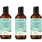Agarta 3x400 ml Yağlı Saç Bakımı İçin Doğal Şampuan