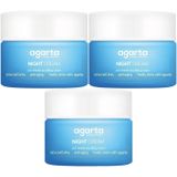 Agarta 3x50 ml Doğal Yaşlandırma Karşıtı Anti Aging Gece Kremi