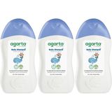 Agarta 400 ml Doğal Erkek Bebek Şampuanı 3 Lü Set Göz Yakmayan Formül ile Hassas Ciltler İçin