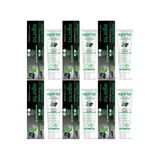 Agarta Activated Coconut Charcoal Black Toothpaste, 100ML, Set of 6