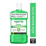 Agarta Ağız Çalkalama Suyu Doğal Nane Ferahlığı Alkolsüz 500 Ml