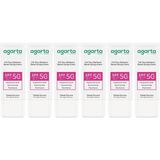 Agarta Cilt Tonu Eşitleyici 6x50 ml Renkli Kapatıcı Etkili SPF+50 Güneş Kremi
