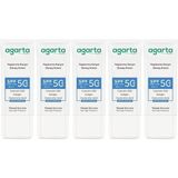 Agarta Collagen Destekli SPF+50 5x50 ml Yaşlanma Karşıtı Yüz Güneş Kremi