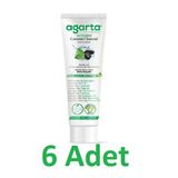 Agarta Doğal Aktif Karbonlu 6x100 ml Diş Macunu