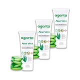 Agarta Doğal Aloe Vera Nemlendirici El Cilt Bakım Kremi 75 ml x 3 Adet