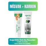 Agarta Doğal Diş Macunları(Misvak 100 ml + Karbon 100 Ml)