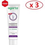 Agarta Doğal Diş Macunu Hassasiyet & Ferahlık Nane Aromalı 90 ml 3 Adet Beyazlatma Özelliği
