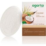 Agarta Doğal El Yapımı Hindistan Cevizi Sabunu, 4.5 oz, el sabunu, vücut sabunu, cilt sabunu, güzellik sabunu, temizlik,