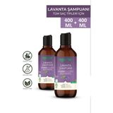 Agarta Doğal Lavanta 2x400 ml Şampuan