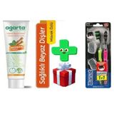 Agarta Doğal Misvak Özlü 100 ml Diş Macunu + Banat Deep Clean 1+1 Diş Fırçası