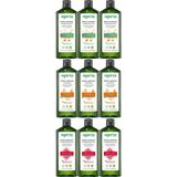 Agarta Doğal Şampuan 400 ml Kepek Karşıtı - Ardıç Katranı,keratin - Saç Dökülmesine (9 Lu Karma Set)