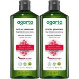 Agarta Doğal Şampuan 400 ml Saç Dökülmesine Karşı Çözüm (2 Li Set)