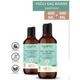 Agarta Doğal Yağlı Keratinli 2x400 ml Saç Şampuanı