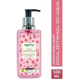Agarta Doğal Zeytinyağlı Japon Kiraz Çiçeği Sıvı Sabun 500 ml Ferahlatıcı Koku