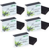 Agarta El Yapımı Doğal Ardıç Katranı Sabunu, 150g, 5'li Set