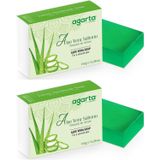 Agarta El Yapımı Doğal Sabun 150 gr Aloe Vera, 2'li Set