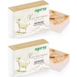 Agarta El Yapımı Doğal Sabun, Keçi Sütü, 150 g, 2 Li Set