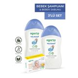 Agarta Erkek Çocuk Bakım Seti - 2 Adet Bebek Şampuanı 400 ml Bebek Sabunu 150 gr