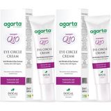 Agarta Göz Altı Kırışıklık ve Koyu Halka Yaşlandırma Karşıtı Antiaging 2x20 ml Doğal Göz Bakım Kremi