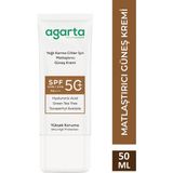 Agarta Güneş Kremi SPF 50 50 ml Tüm Cilt Tipleri için Geniş Spektrum Koruma