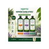 Agarta Kepeğe Karşı Şampuan Seti 3’lü 400 ml Ardıç Katranı Vegan Doğal
