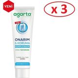 Agarta Onarım Koruma 3x90 ml Doğal Diş Macunu