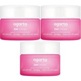 Agarta Su Bazlı Doğal 3x50 ml Gündüz Kremi