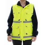 Ağca İş Elbiseleri Yeşil Polarlı Mühendis Montu - XL