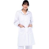 Ağca Kadın Beyaz Doktor Önlük - S