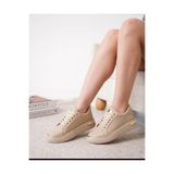 AĞCA Kadın yüksek Taban Bağcıklı Rahat Spor Ayakkabı Günlük Sneakers