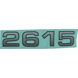Agco Parts Massey Ferguson 2733C01501 Traktör Model Amblemi (2615 Yazısı)