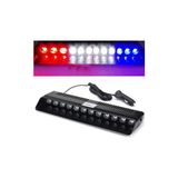 Agef S12 9 Ledli Vantuzlu Kırmızı- Mavi Polis Çakar LED 12V